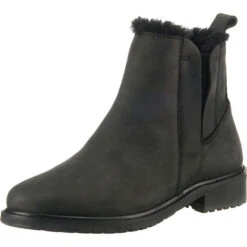 EMU Australia Pioneer Leather Winterstiefeletten - Schwarz