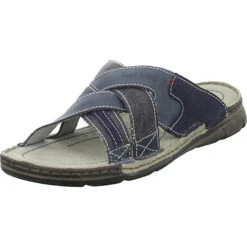 Josef Seibel John 02 Komfort-Pantoletten - Dunkelblau