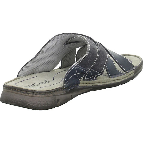 Josef Seibel John 02 Komfort-Pantoletten - Dunkelblau – Bild 3