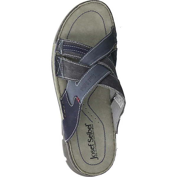 Josef Seibel John 02 Komfort-Pantoletten - Dunkelblau – Bild 5