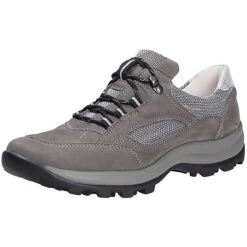 Waldläufer Damen Comfort Schnürschuh Sportliche Halbschuhe - Grau