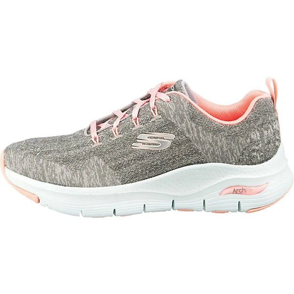 Skechers Arch Fit Comfy Wave Sneakers Low - Grau – Bild 3