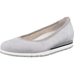 Gabor Komfort-Ballerinas - Hellgrau