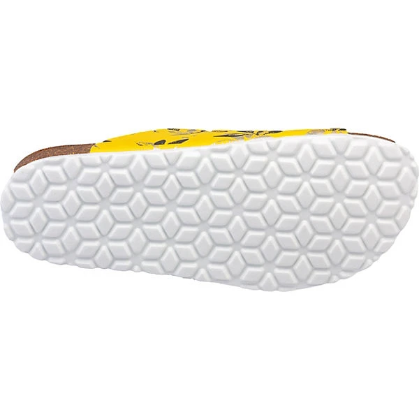 LICO Bioline Leave Komfort-Pantoletten - Gelb – Bild 6