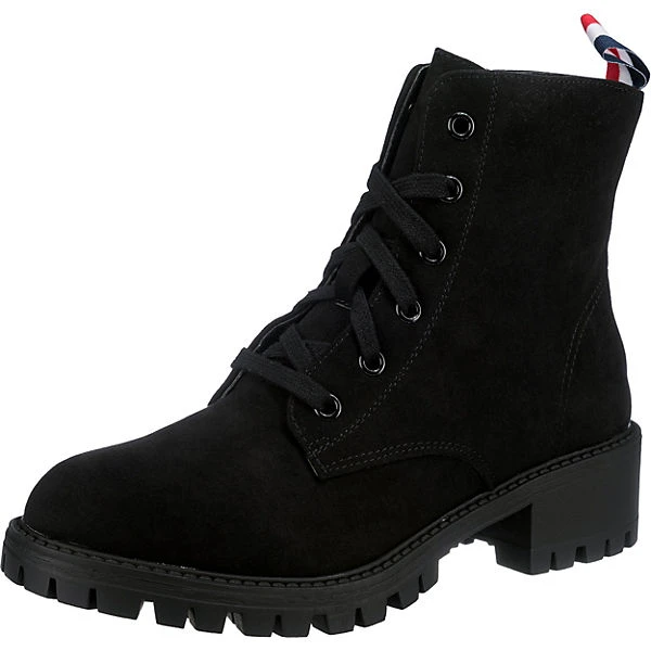 Fashion Schnürstiefeletten Mit Zipper Schnürstiefeletten