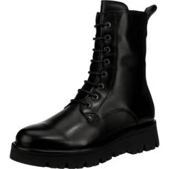 Cleo 2a Schnürstiefeletten - Schwarz