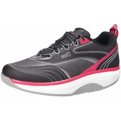 Joya Damen Comfort Schnürschuh ID ZOOM BLACK/PINK Komfort-Halbschuhe - Schwarz