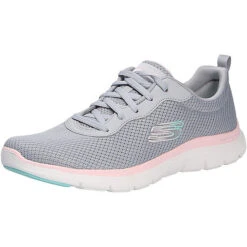 Skechers Damen Sportiver Schnürschuh/Sneaker Sneakers Low - Grau