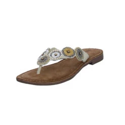 Lazamani Pantolette Bis 30mm Absatz Komfort-Pantoletten - Weiß