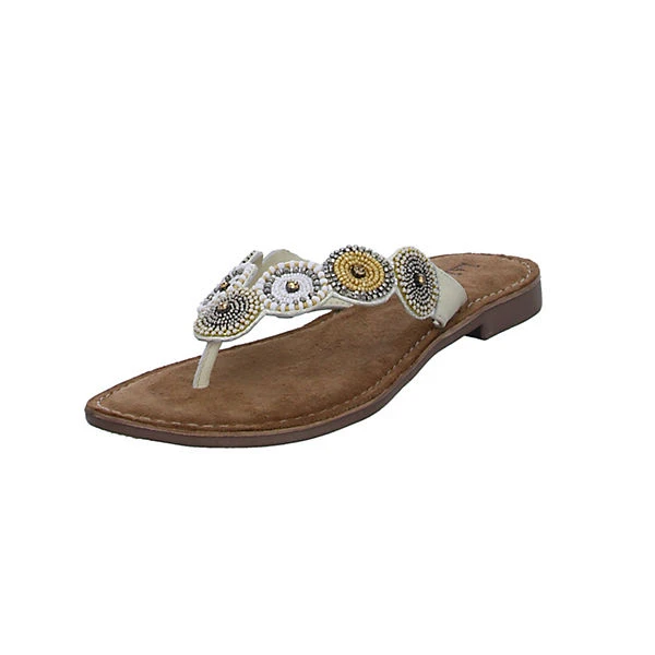 Lazamani Pantolette Bis 30mm Absatz Komfort-Pantoletten - Weiß