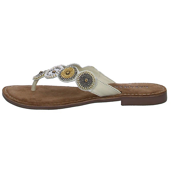 Lazamani Pantolette Bis 30mm Absatz Komfort-Pantoletten - Weiß – Bild 2