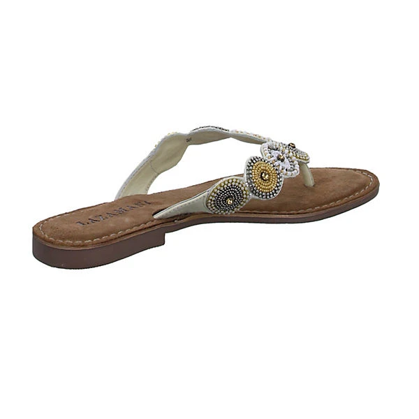 Lazamani Pantolette Bis 30mm Absatz Komfort-Pantoletten - Weiß – Bild 4