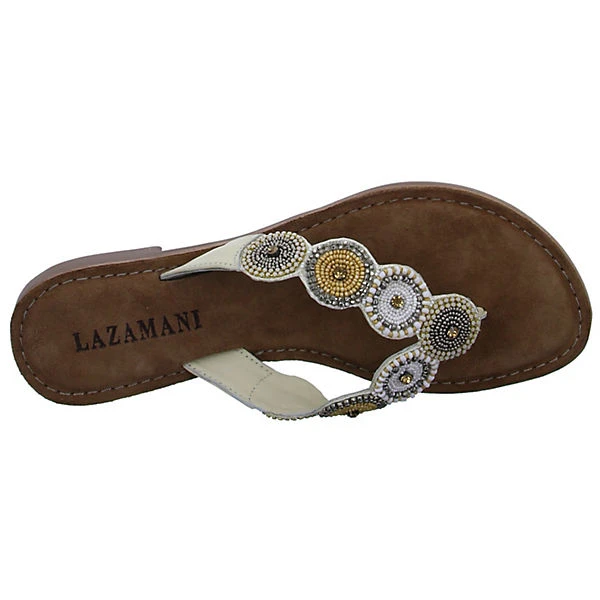 Lazamani Pantolette Bis 30mm Absatz Komfort-Pantoletten - Weiß – Bild 5