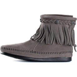 Minnetonka Hi Top Back Zip Ankle Boots Ankle Boots