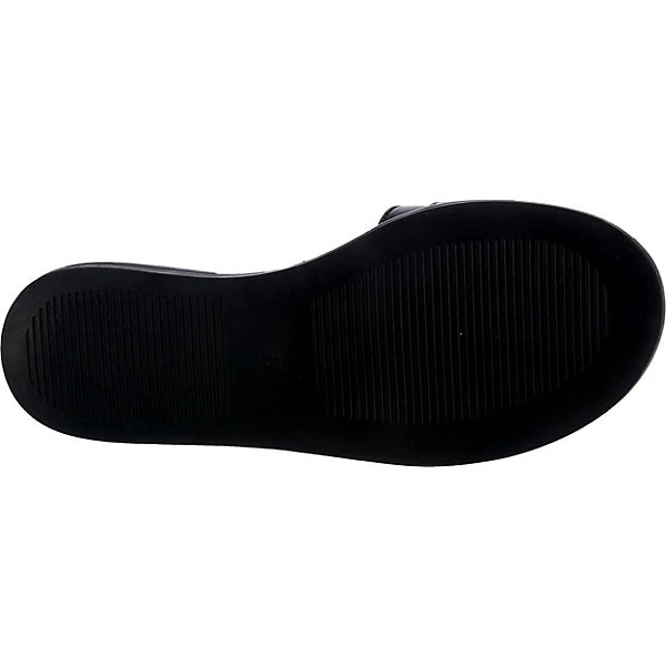 J&F Golden Detail Pantoletten - Schwarz – Bild 7