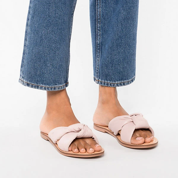 J&F KNOTTED Pantoletten - Rosa – Bild 2