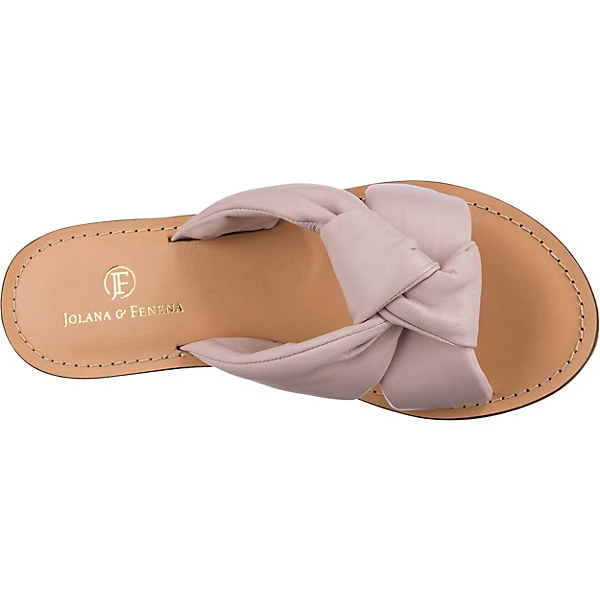 J&F KNOTTED Pantoletten - Rosa – Bild 6