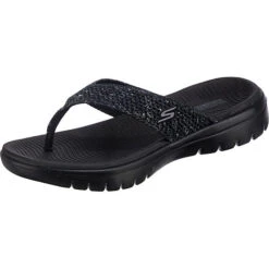 Skechers On-the-go Flex Accent Zehentrenner - Schwarz