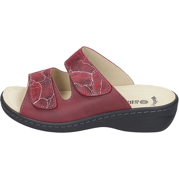 Pantoletten Komfort-Pantoletten - Rot – Bild 2