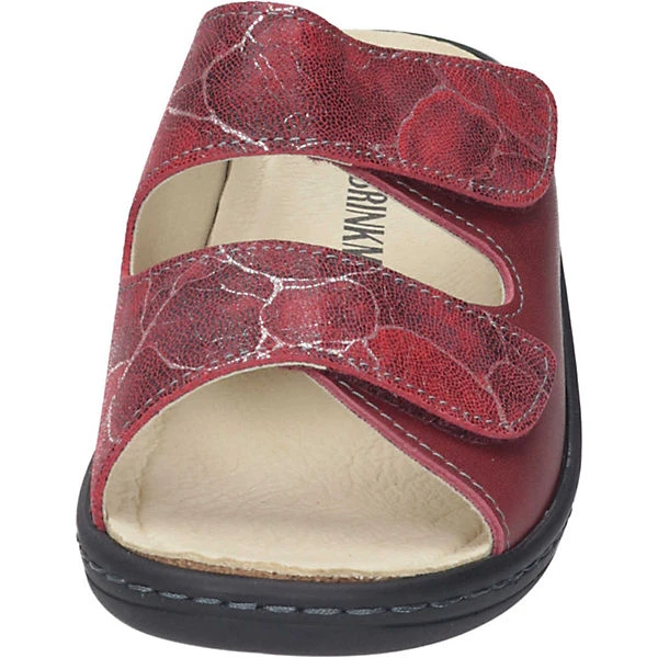 Pantoletten Komfort-Pantoletten - Rot – Bild 3