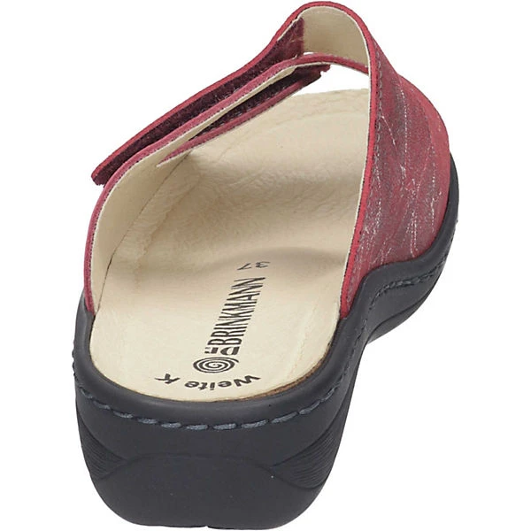 Pantoletten Komfort-Pantoletten - Rot – Bild 5