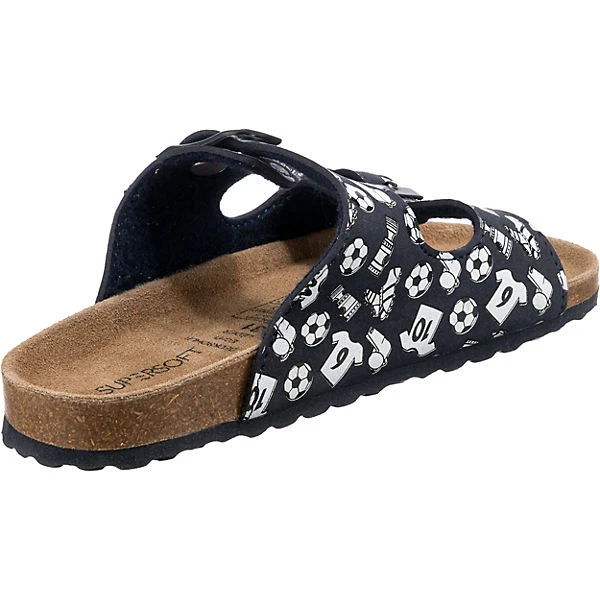 Pantoletten Für Jungen - Dunkelblau – Bild 4