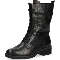 Caprice Black Antic Schnürstiefeletten - Schwarz