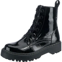 Schnürstiefeletten - Schwarz