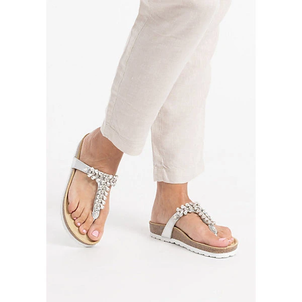 Pantolette Softnappaleder Supersoft Damenschuhe Zehensteg Nappaleder – Bild 7