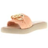 CERUTTI Damen Pantoletten Slipper Plateausohle Lachsfarben/orange - Orange