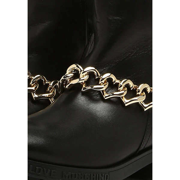 LOVE MOSCHINO Walkingschuh Mit Ketten-Detail Walkingschuhe - Schwarz – Bild 6