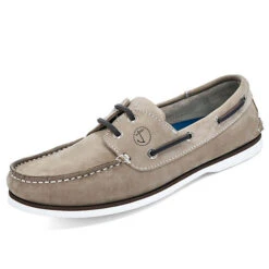 Herren Bootsschuhe Uvongo Taupe Nubukleder - Braun