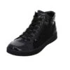 Ara Damen Stiefeletten Schuhe Rom ST Highsoft Sneaker Elegant Freizeit Lederkombination Bedruckt Schnürstiefeletten - Schwarz