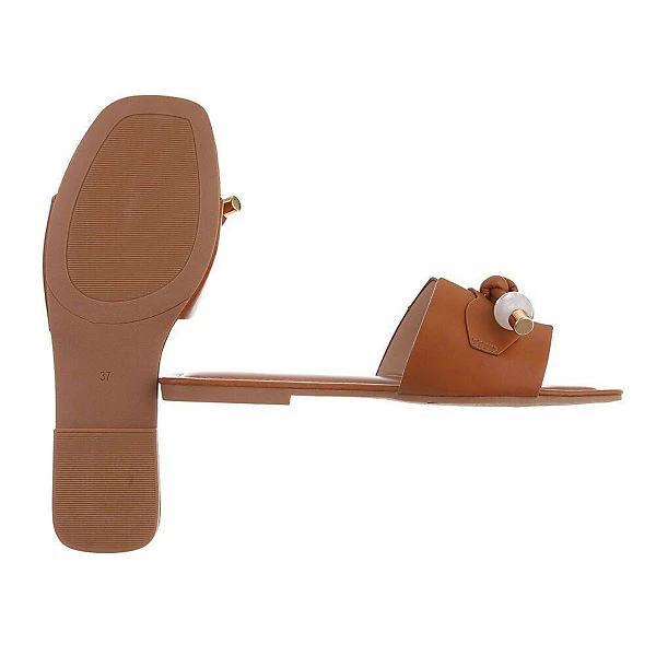 Pantoletten , Blockabsatz, Offene Ferse – Bild 2